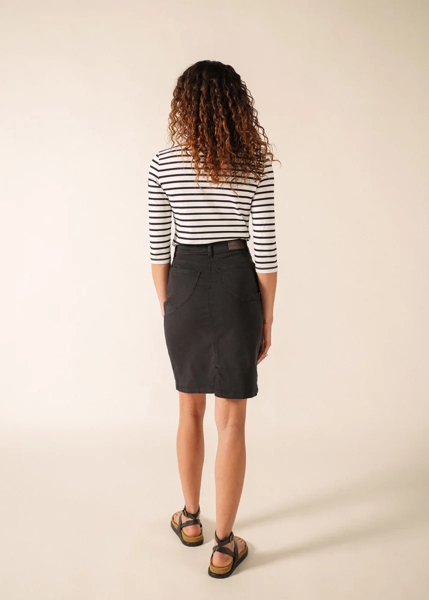 Jupe Elfy Couleur (NAVY) – Image 3