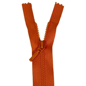 Fermeture Eclair injectée non séparable, Z48-680, maille 4mm, orange