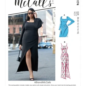 Patron de couture robe McCall's 8174
