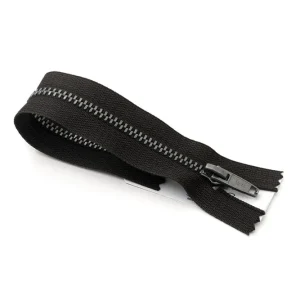 Fermeture Eclair Jeans noir maille 4mm, Z26