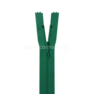 Fermeture éclair non séparable vert émeraude, Z51/721