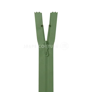 Fermeture éclair non séparable vert olive, Z51/775