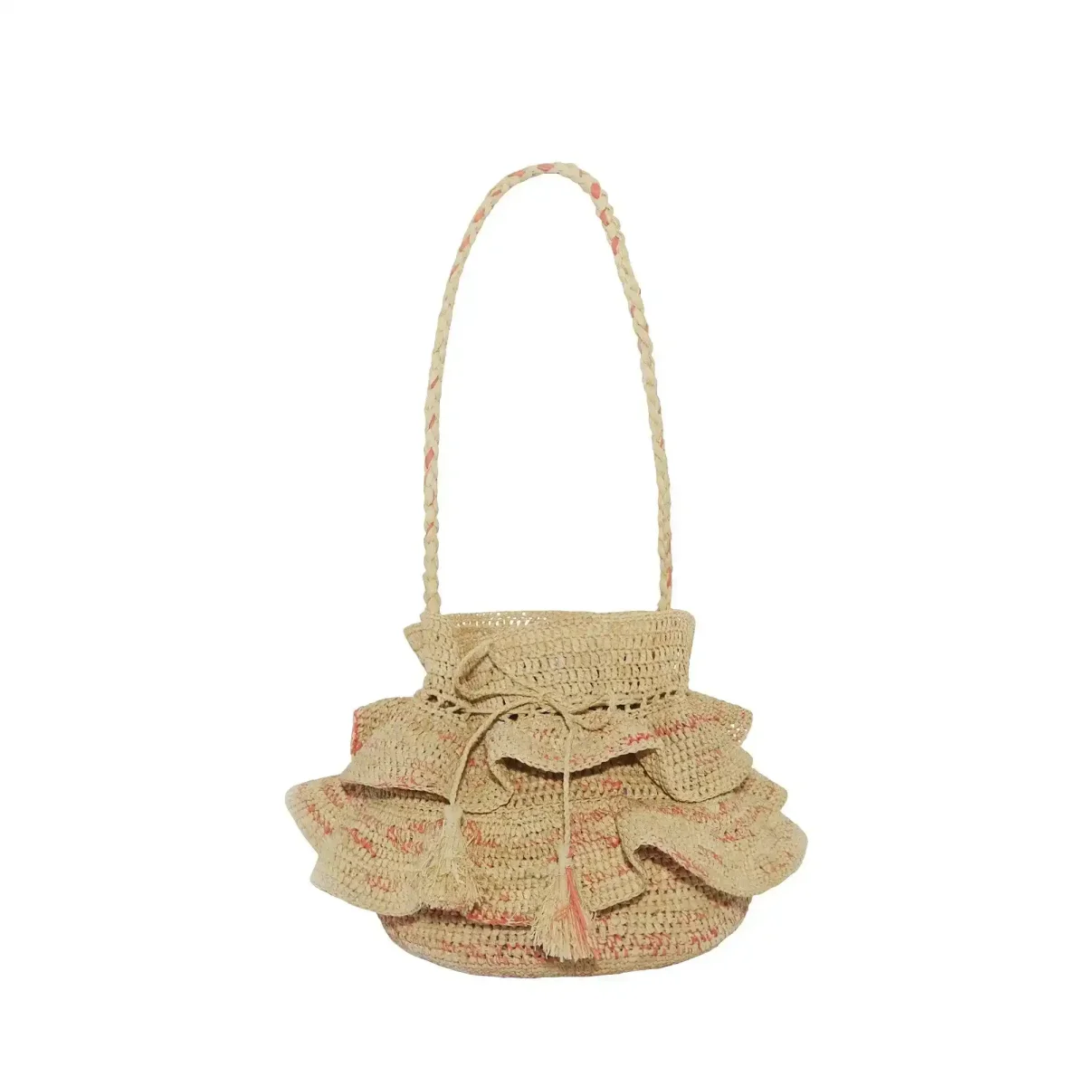 Sac femme à volants, raphia | SAC BORA BORA – Image 3