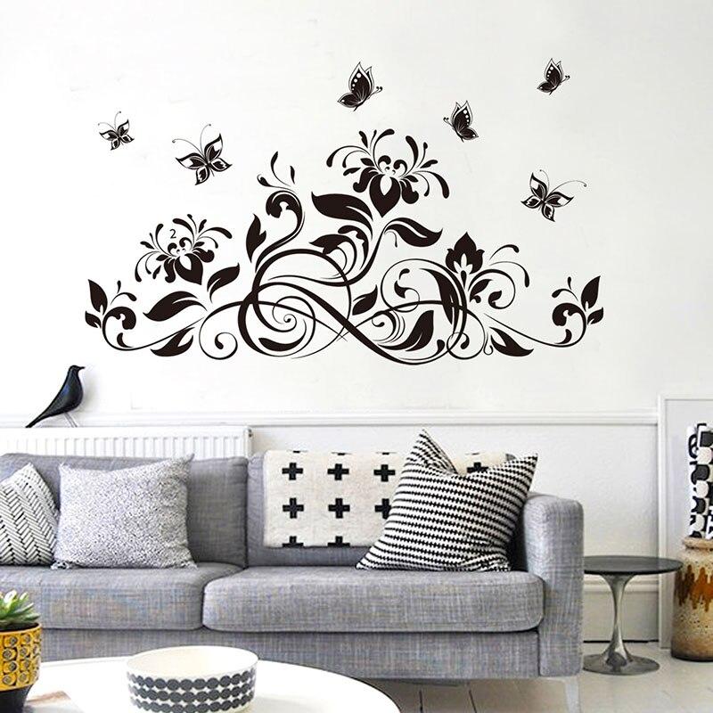 Sticker fleur arabesque – Image 2
