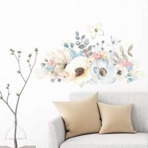 Sticker fleurs vintages